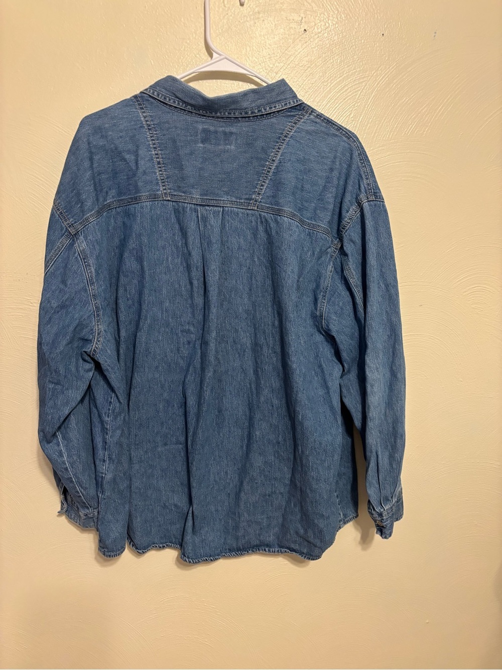 💙 Vintage Kiko-mo Blue Jeans Denim Button Front Shirt Jacket Women’s 20W - Picture 8 of 8